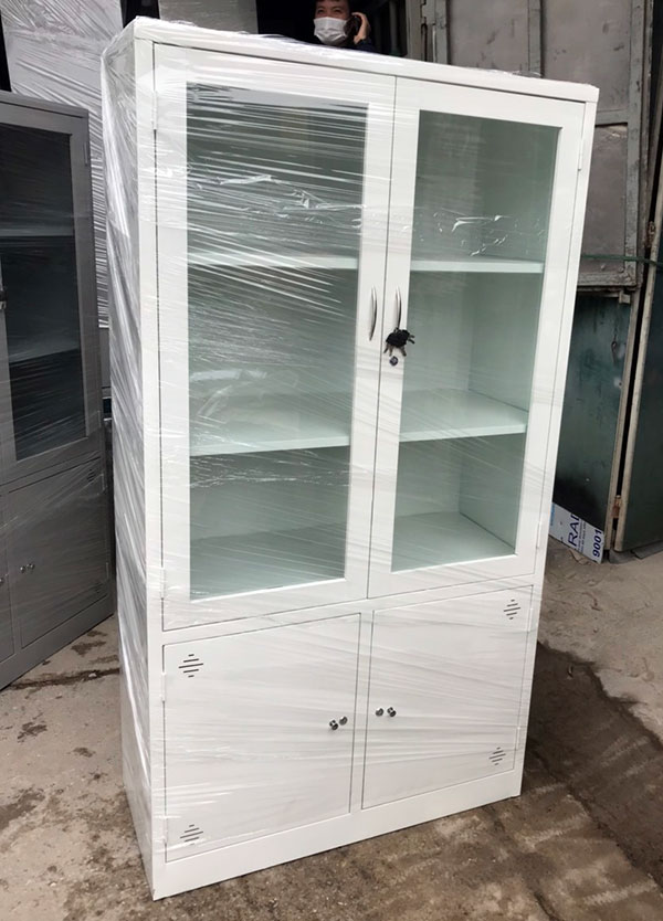 tủ đựng tài liệu văn phòng màu trắng
