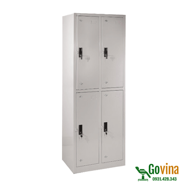 tủ sắt locker 4 ngăn 2 cột