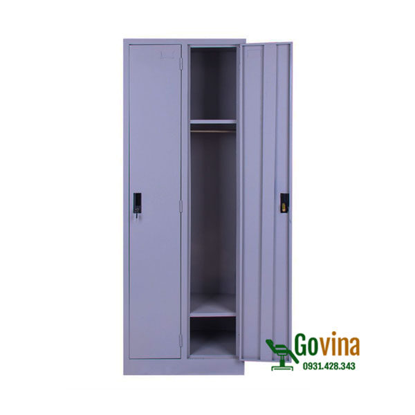Tủ sắt quần áo 2 buồng