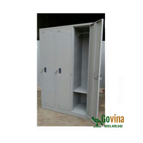 Tủ sắt quần áo ba buồng