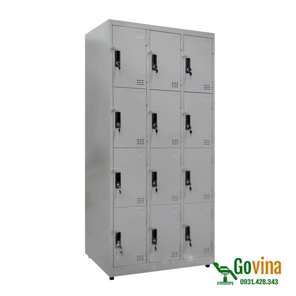 Tủ sắt locker 12 ngăn 3 cột