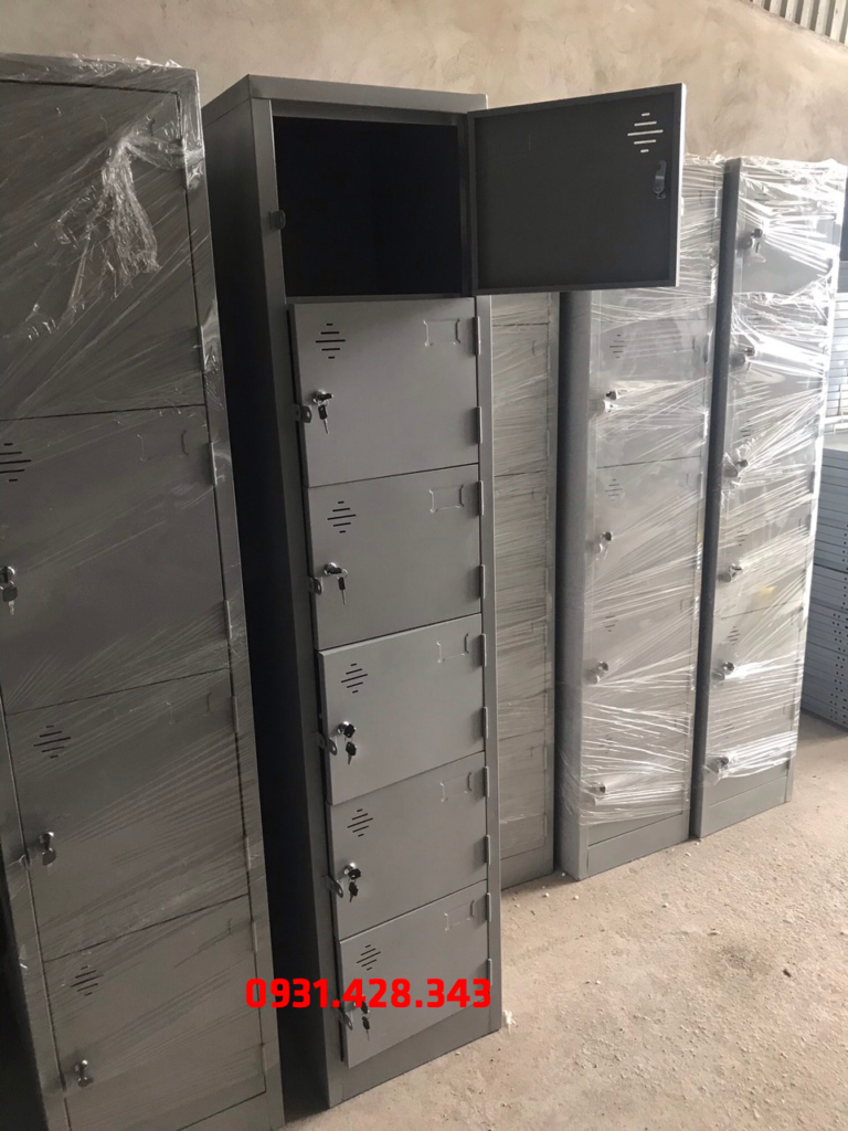tủ sắt locker 6 ngăn để đồ