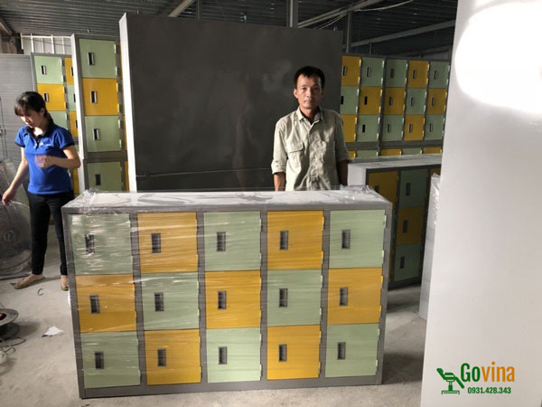 Tủ sắt mầm non 15 ngăn