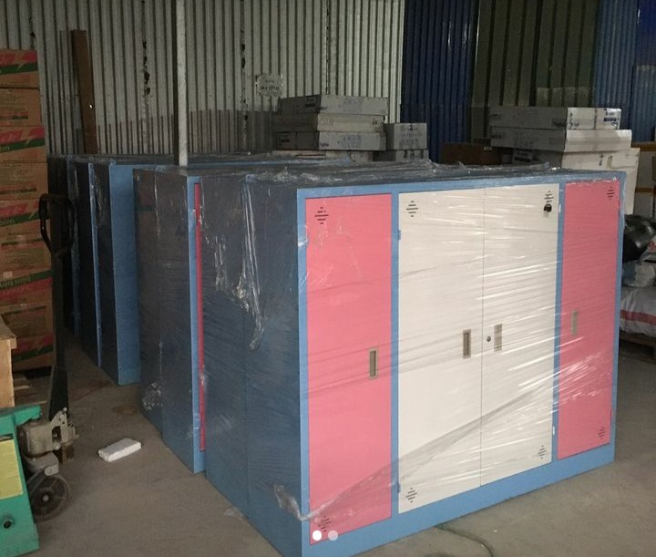 tủ đựng chăn chiếu mầm non
