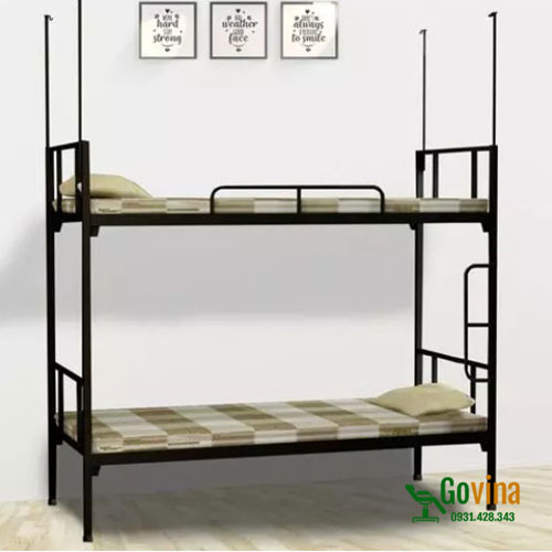 giường sắt 2 tầng 85cm giá rẻ
